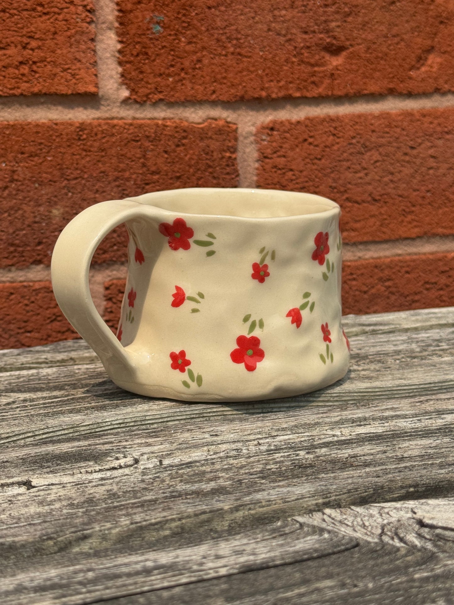 red flower | mug