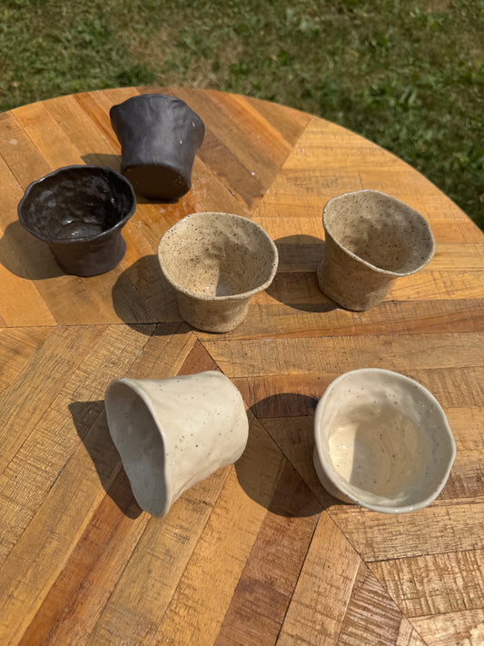 wonky espresso cup set