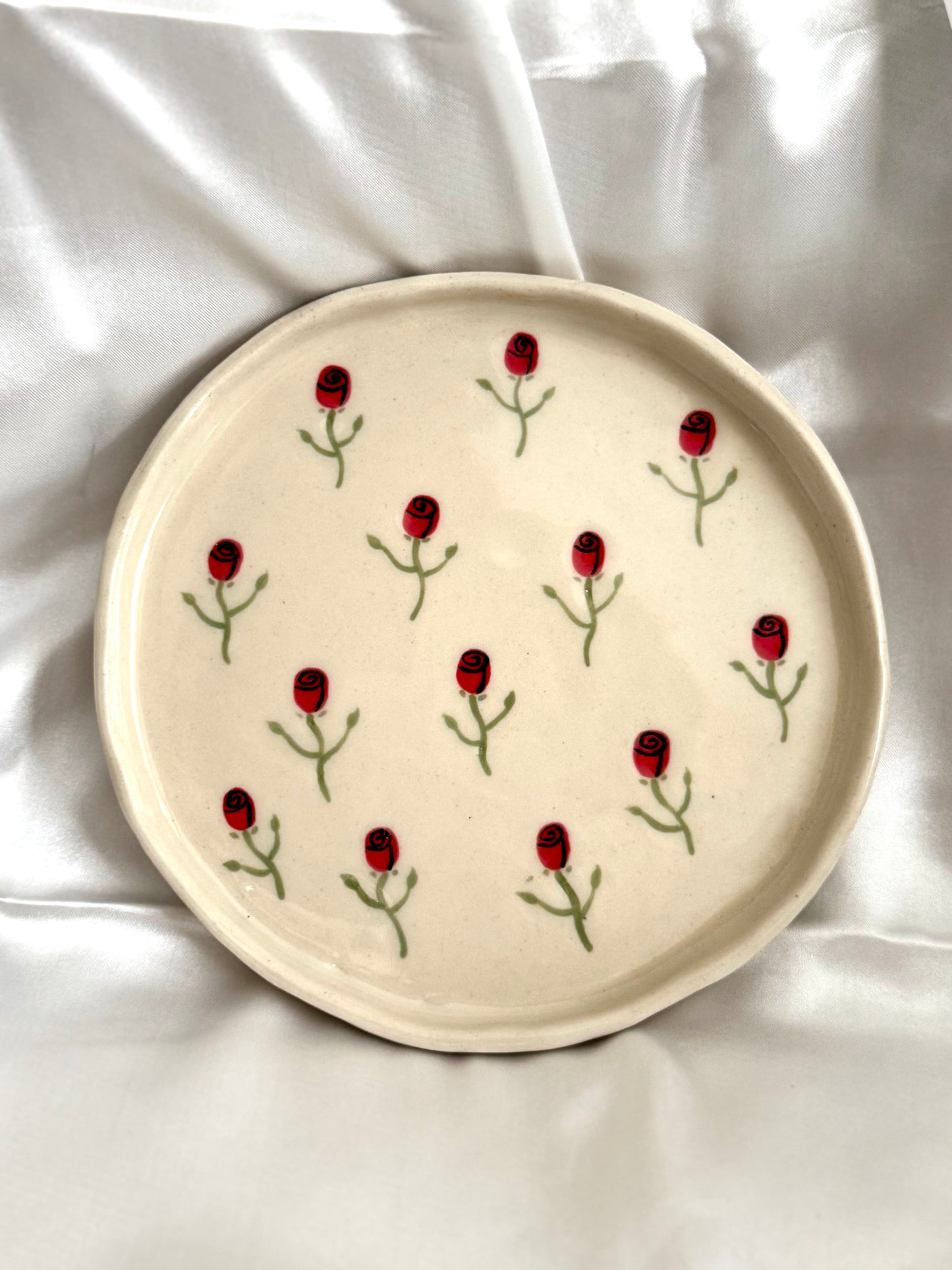 enchanted rose | side plate