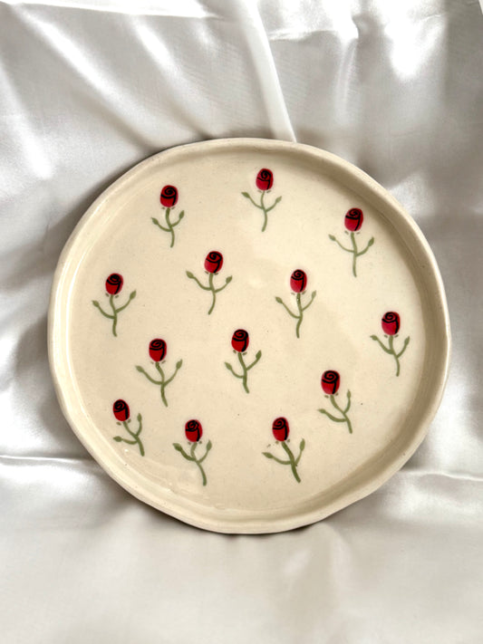 enchanted rose | side plate