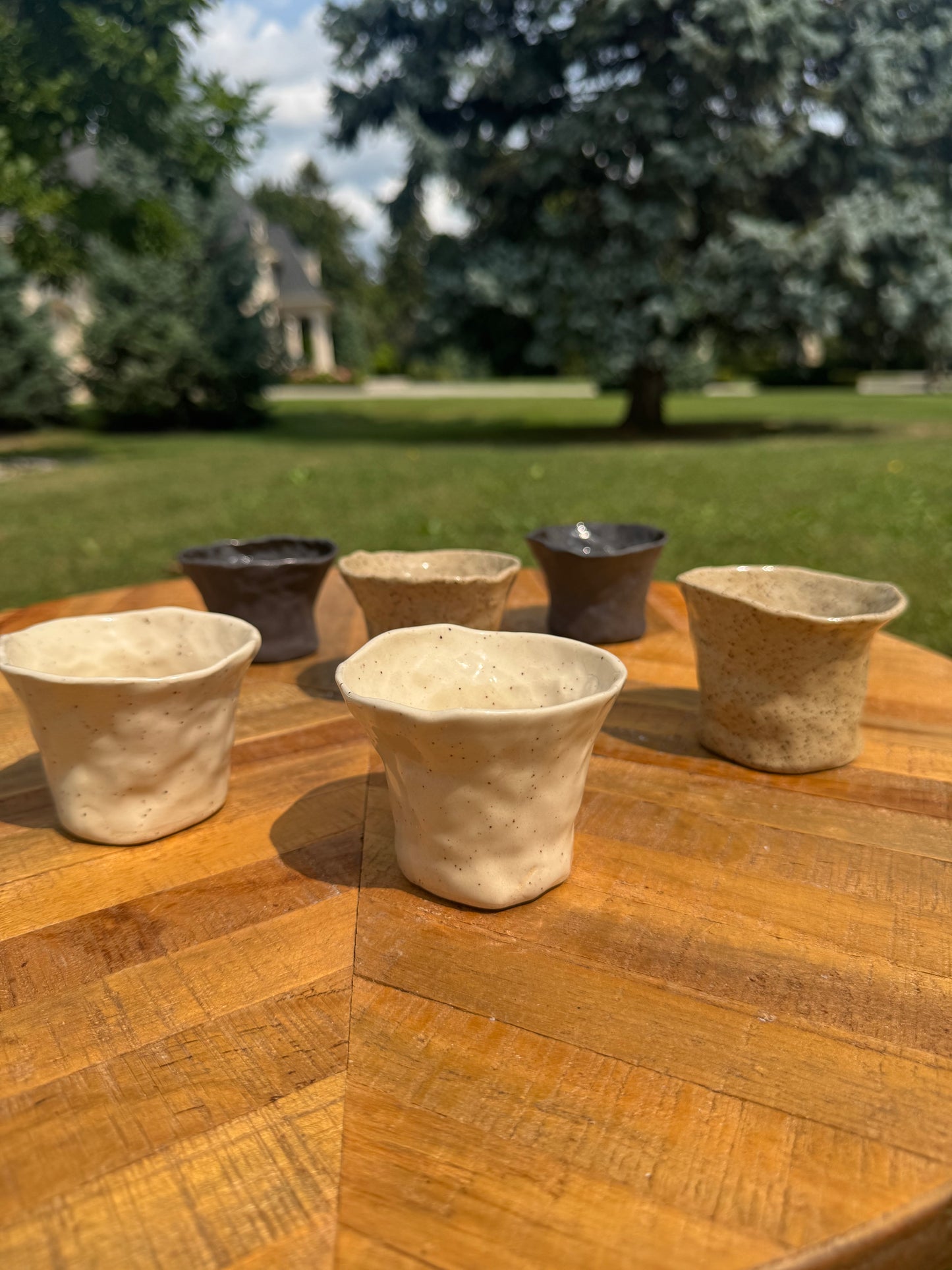 wonky espresso cup set