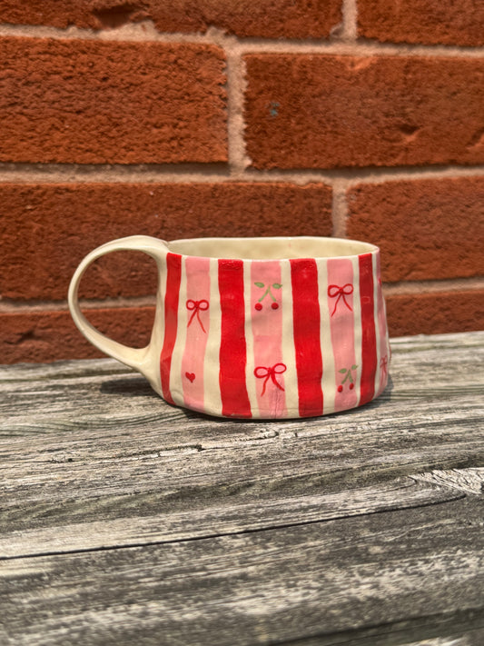 red & pink coquette | mug