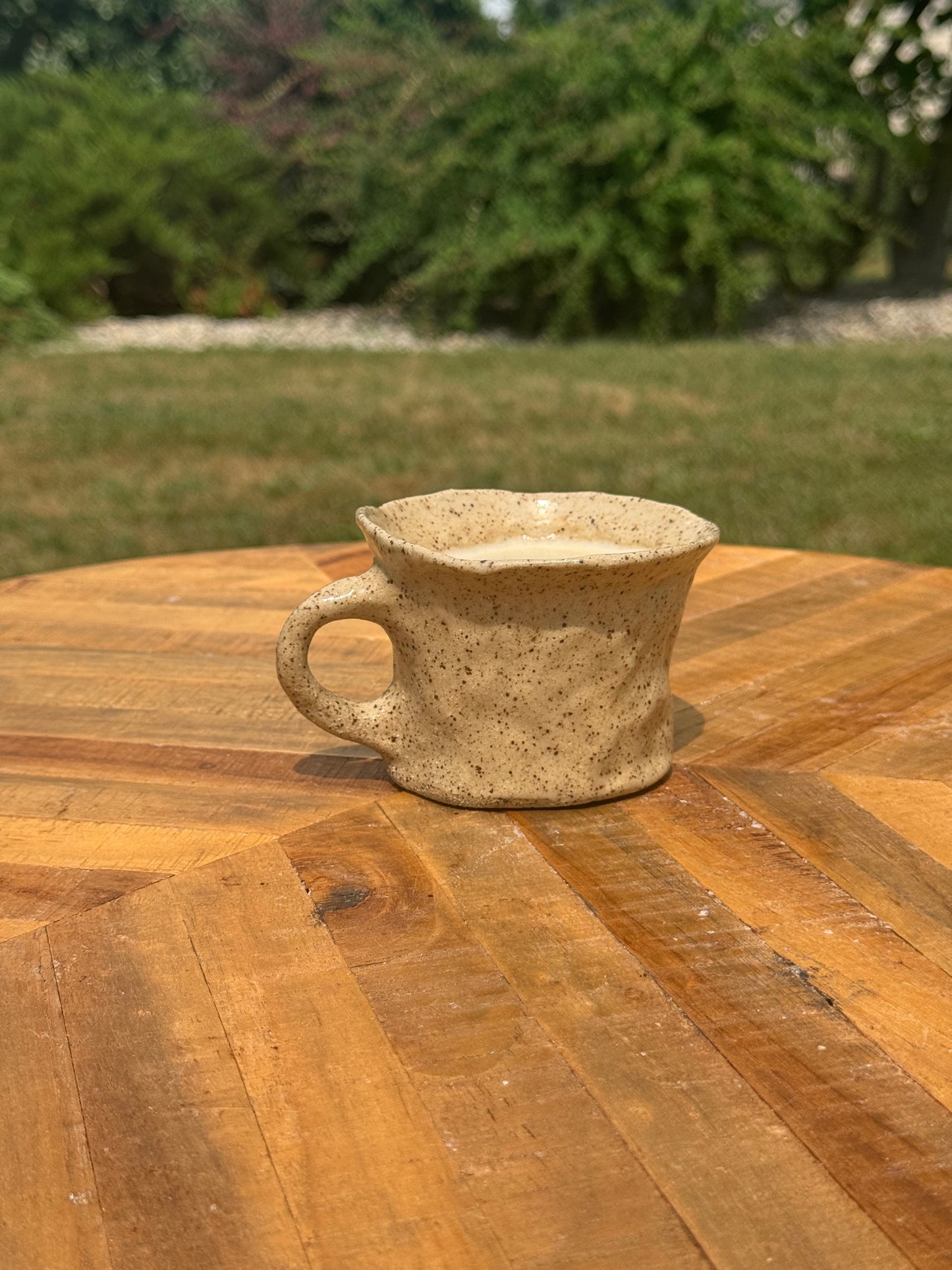 wonky rustic speckled | mug