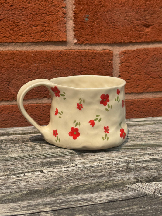 red flower | mug