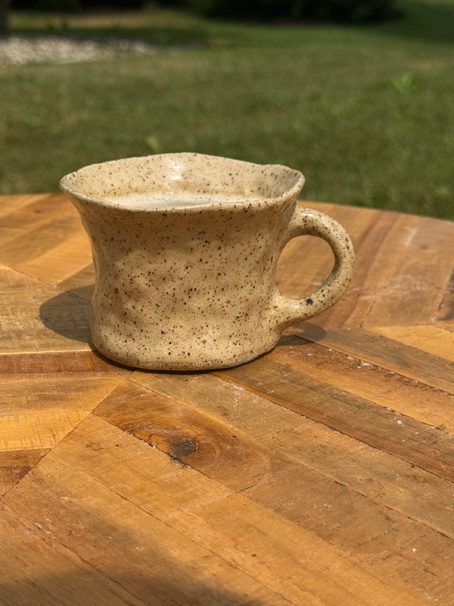 wonky rustic speckled | mug