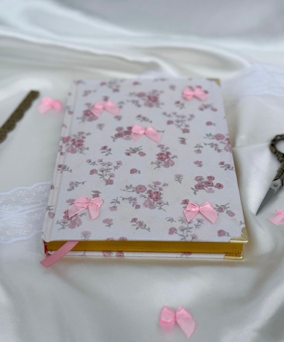 pink floral coquette | journal