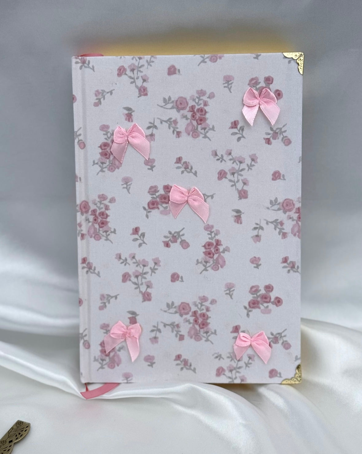 pink floral coquette | journal