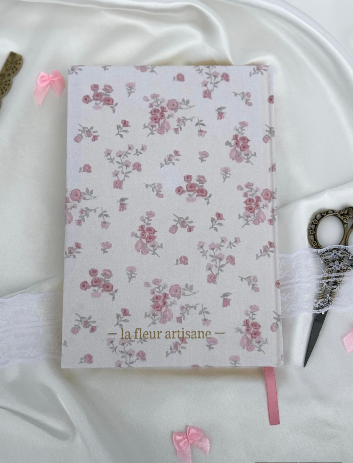 pink floral coquette | journal