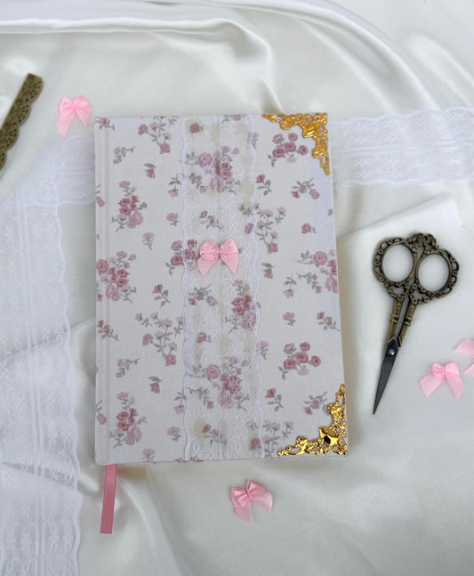 pink floral coquette | journal