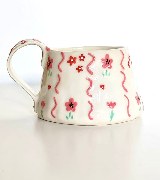 pink flower | mug