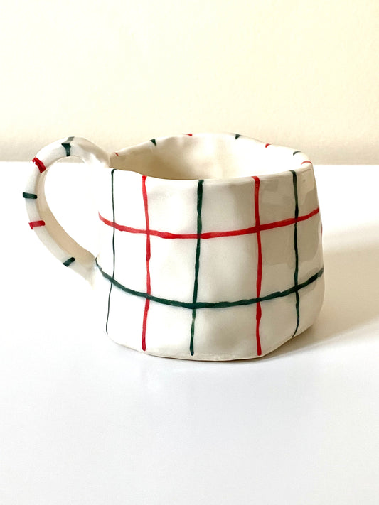 plaid holiday | mug